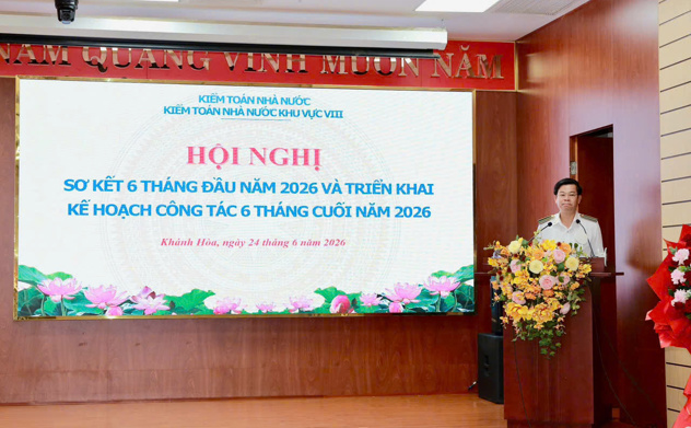 Kiểm toán nhà nước khu vực VIII sơ kết 6 tháng đầu năm và triển khai kế hoạch công tác 6 tháng cuối năm 