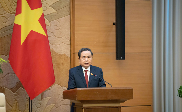Chủ tịch Quốc hội tiếp đoàn các Cơ quan Kiểm toán tối cao tham dự Hội thảo quốc tế "Cơ quan kiểm toán tối cao trong bối cảnh mới: Tầm nhìn, Thể chế và Đổi mới”
