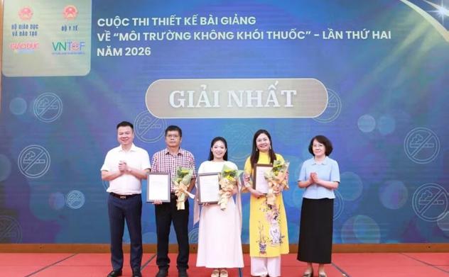 Gần 4.500 bài giảng chung tay xây dựng môi trường học đường không khói thuốc