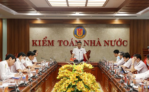 KTNN họp giao ban trực tuyến tháng 6/2021