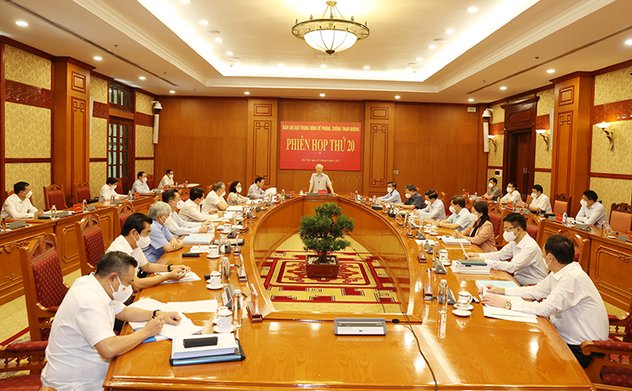 Quy định về chức năng, nhiệm vụ, quyền hạn, chế độ làm việc, quan hệ công tác của Ban Chỉ đạo Trung ương về phòng, chống tham nhũng, tiêu cực