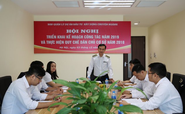 Ban Quản lý dự án đầu tư xây dựng chuyên ngành triển khai nhiệm vụ công tác năm 2019