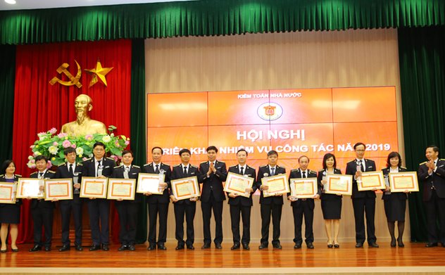 Năm 2018: Kiểm toán nhà nước khen thưởng 14 cuộc kiểm toán chất lượng vàng và 8 cuộc kiểm toán xuất sắc