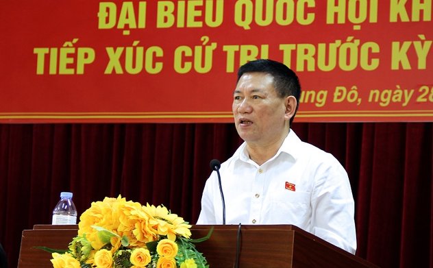 Tổng Kiểm toán nhà nước Hồ Đức Phớc tiếp xúc cử tri tại Nghệ An