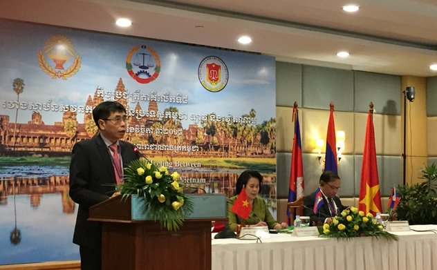Phó Tổng Kiểm toán nhà nước Nguyễn Tuấn Anh tham dự Hội nghị ba Bên Việt Nam - Lào - Campuchia lần thứ 8 tại Phnom Pênh