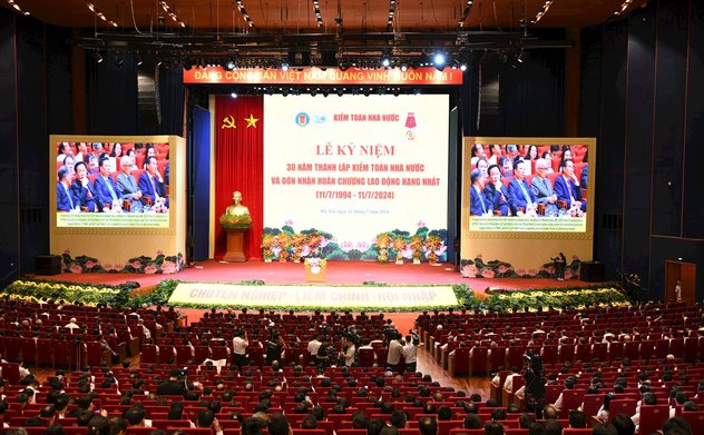 Kiểm toán nhà nước long trọng tổ chức Lễ Kỷ niệm 30 năm thành lập và đón nhận Huân chương Lao động hạng Nhất