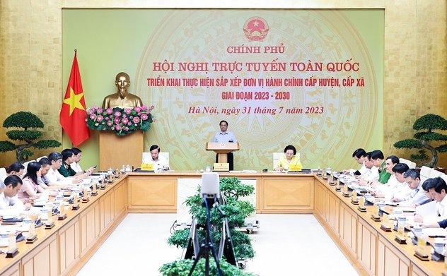 Sắp xếp các đơn vị hành chính cấp huyện, cấp xã nhằm tinh gọn bộ máy hành chính, tăng cường hiệu lực, hiệu quả quản lý Nhà nước